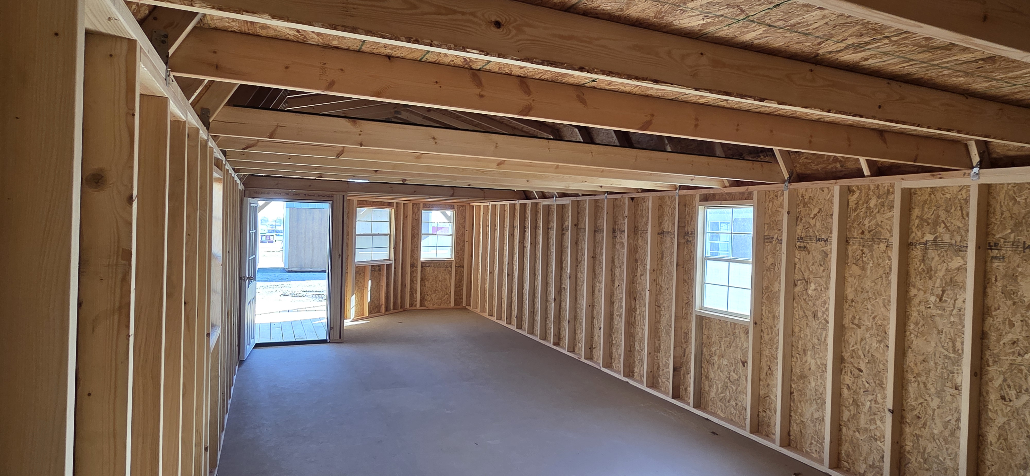 14 x 40 Deluxe Lofted Barn Cabin – 3