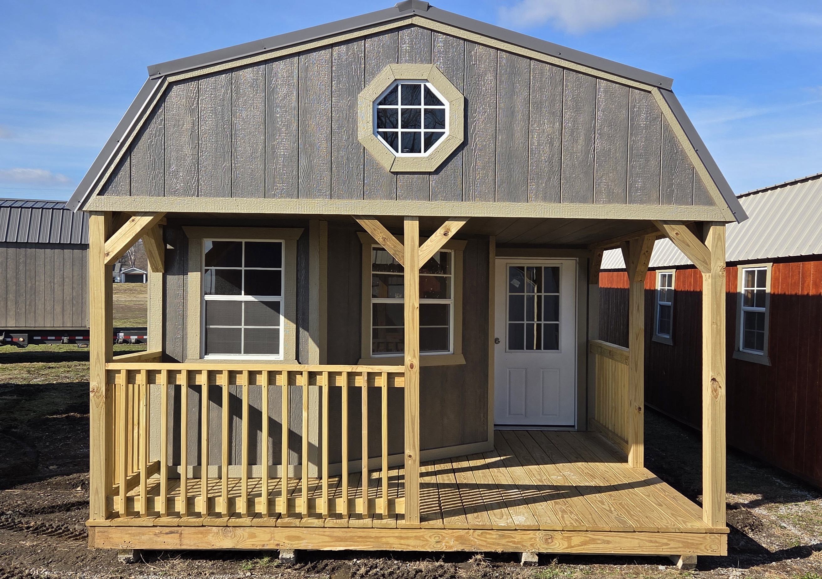 14 x 40 Deluxe Lofted Barn Cabin – 4