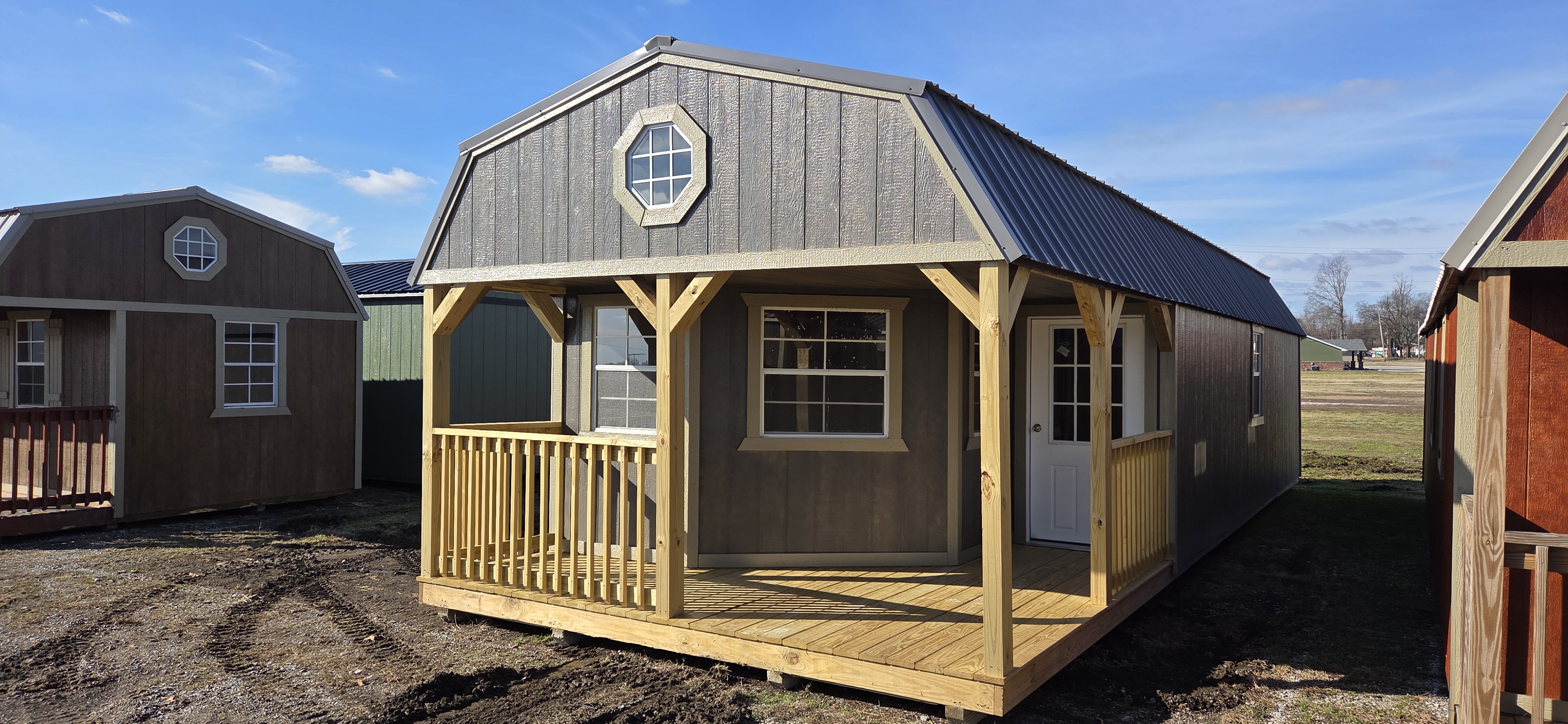 14 x 40 Deluxe Lofted Barn Cabin – 5