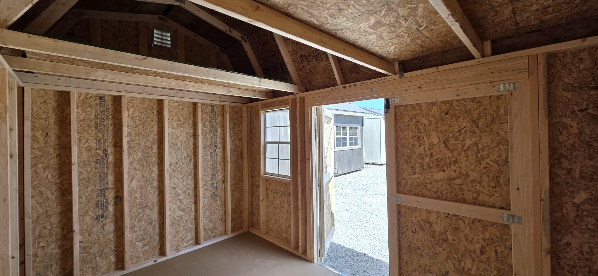 8 x 12 Side Lofted Barn – 2