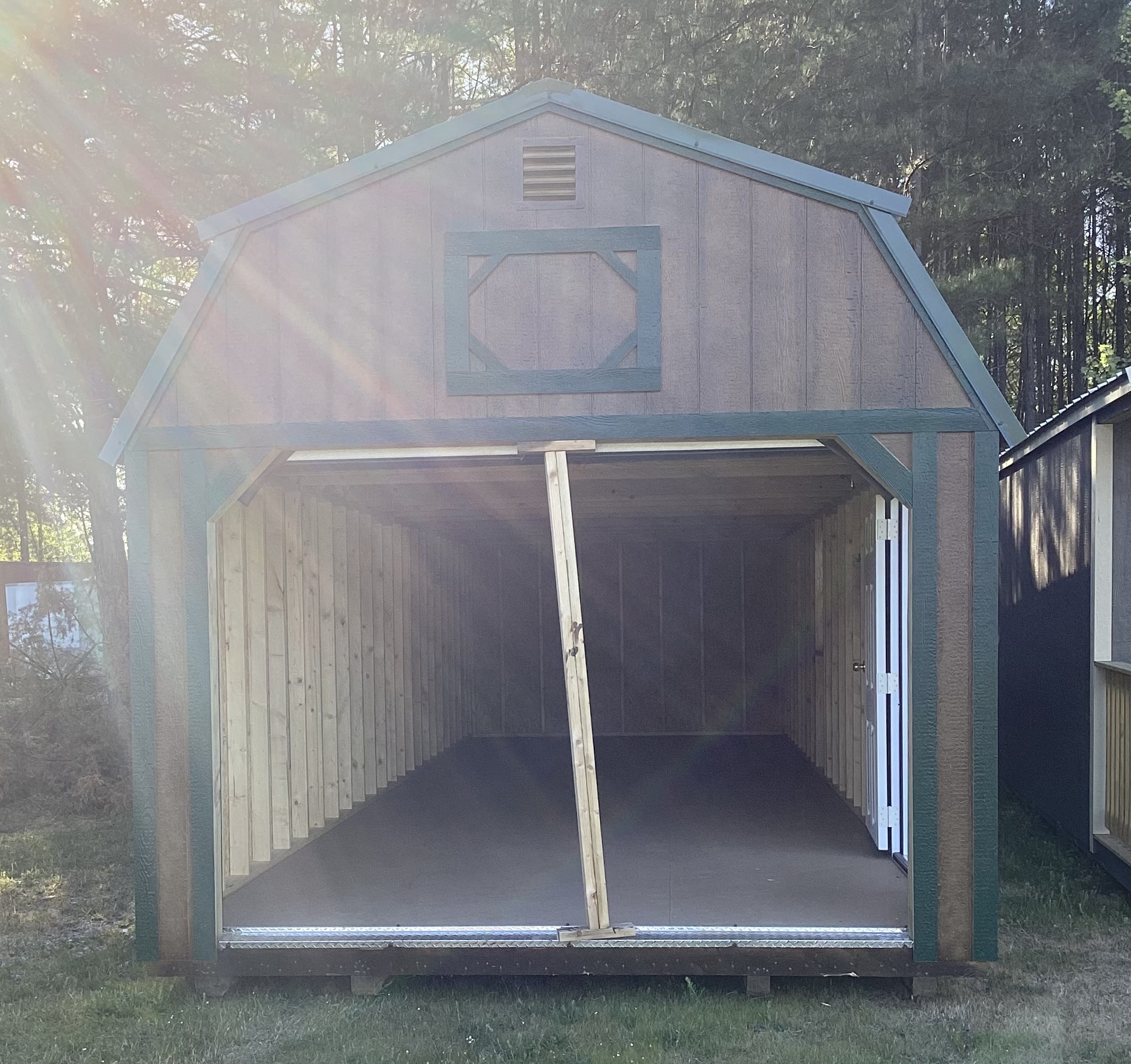 12 x 32 Lofted Garage – 2
