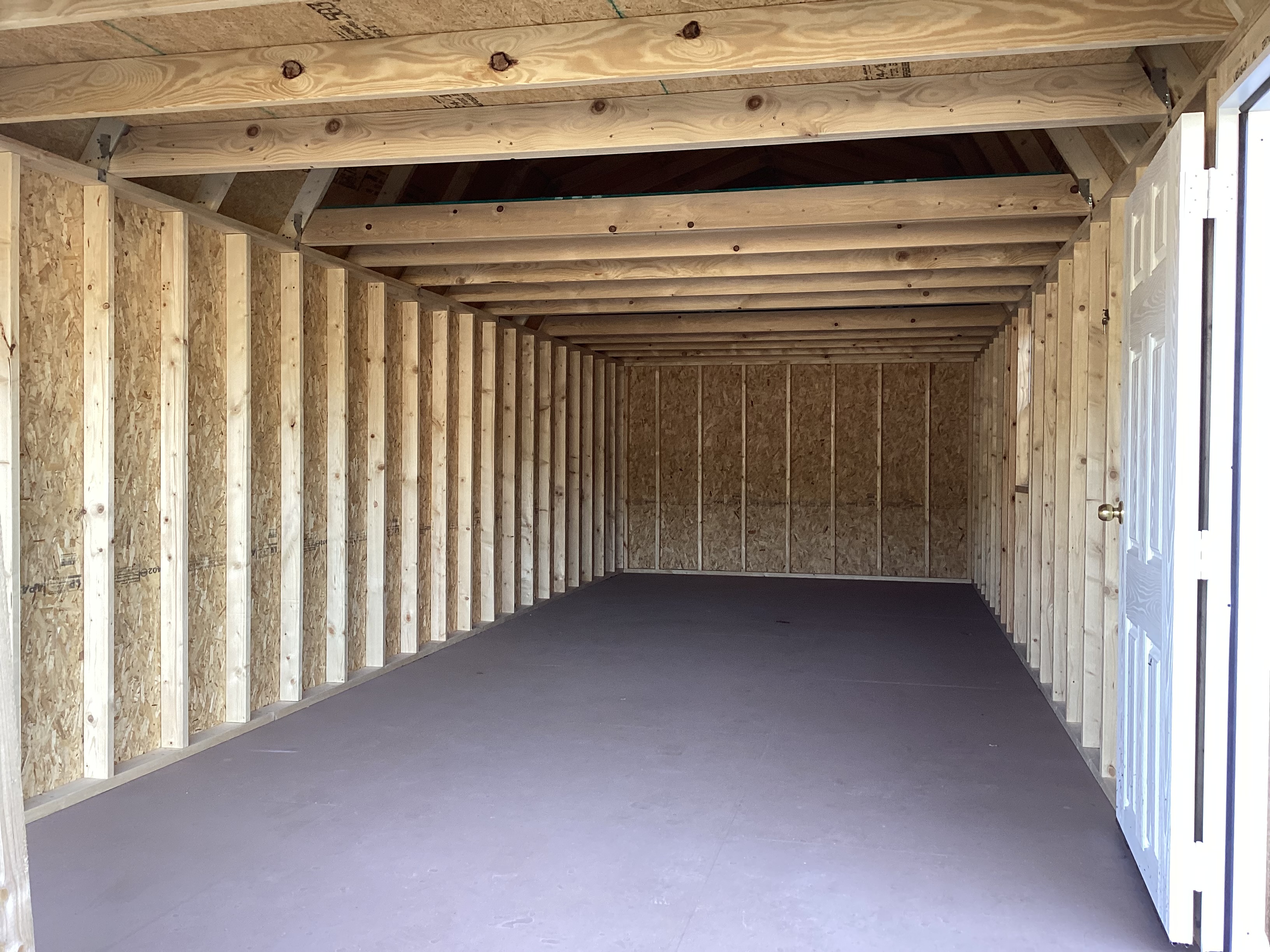 12 x 32 Lofted Garage – 6