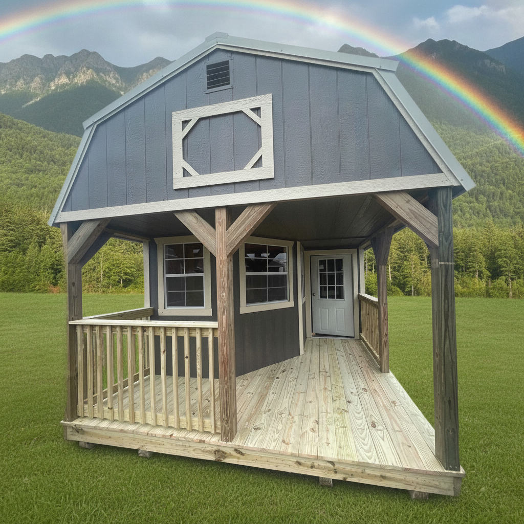 View details for 12 x 32 Deluxe Lofted Barn Cabin