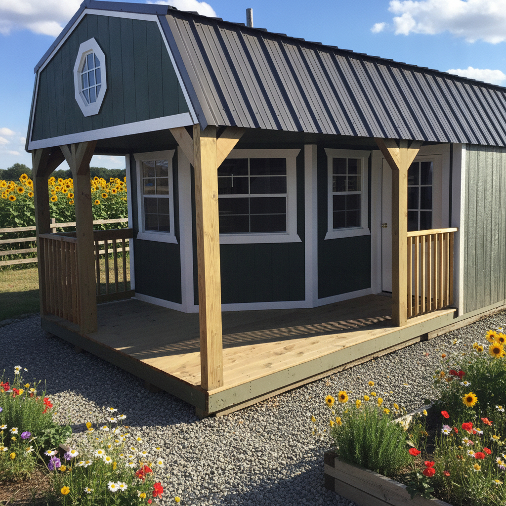 View details for 12 x 32 Deluxe Lofted Barn Cabin