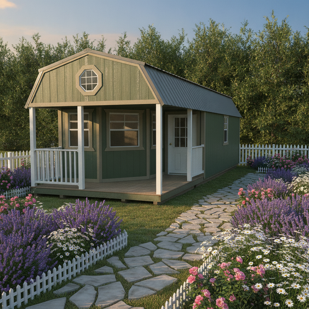 View details for 12 x 32 Deluxe Lofted Barn Cabin