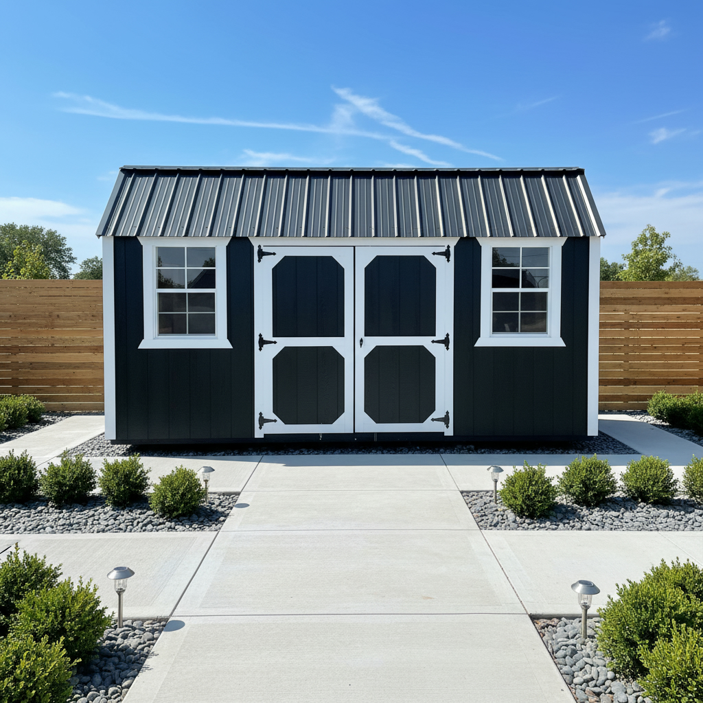 10 x 16 Side Lofted Barn – 1