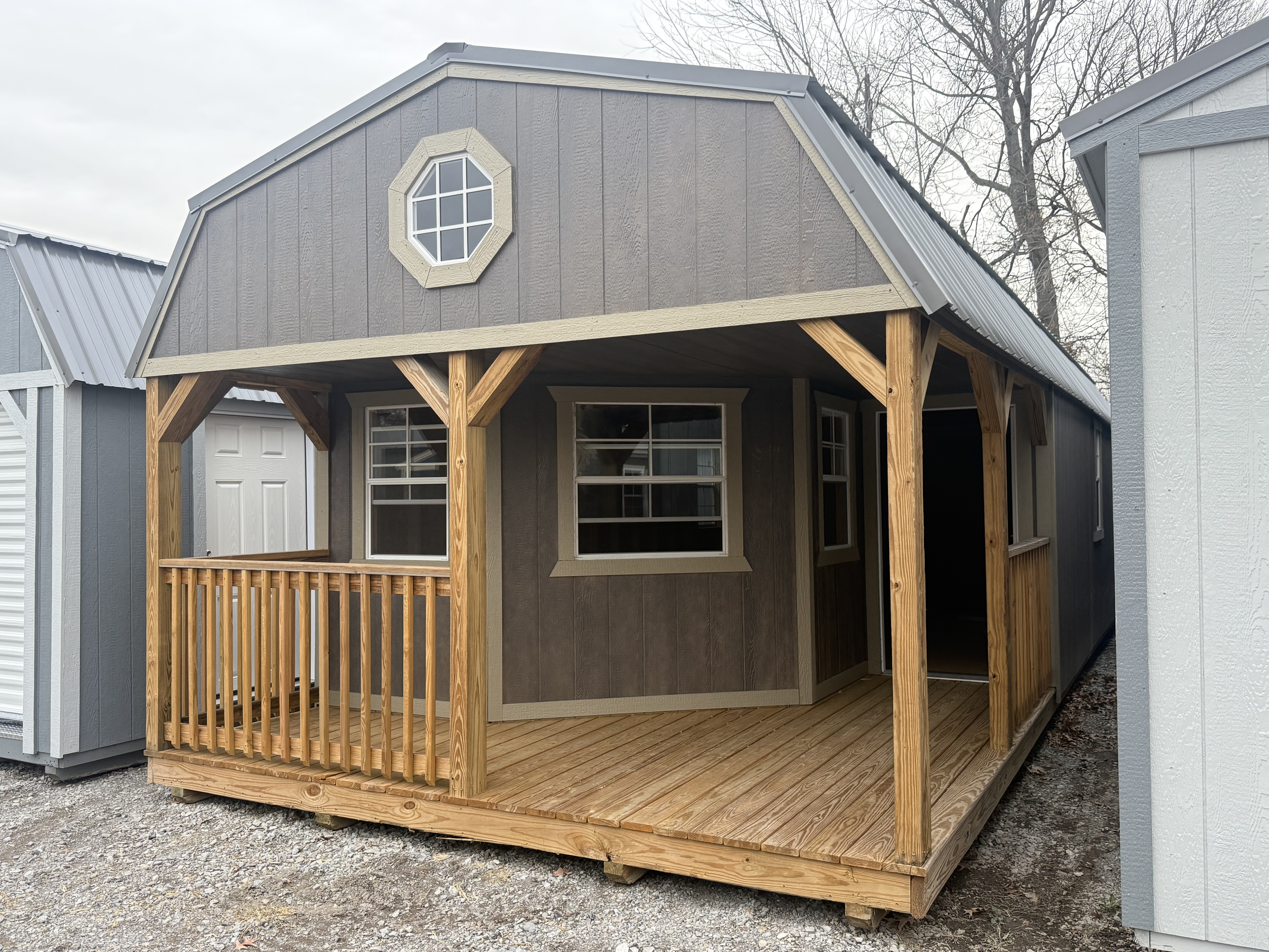 View details for 14 x 40 Deluxe Lofted Barn Cabin
