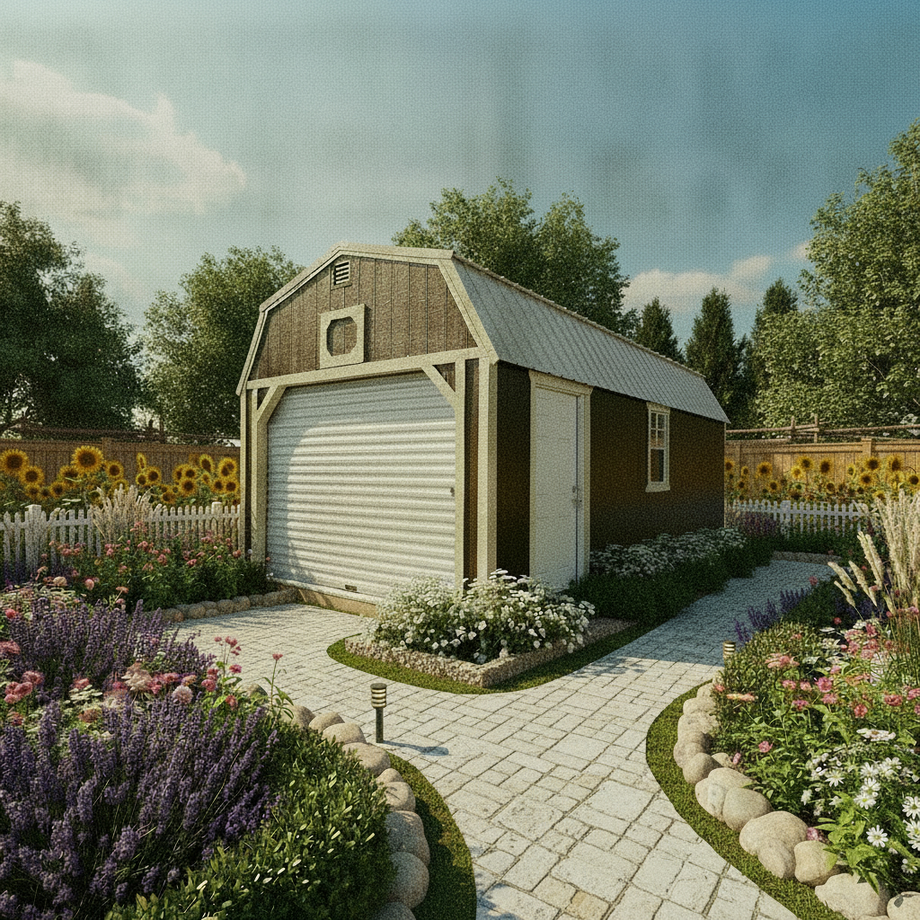 View details for 12 x 24 Lofted Garage